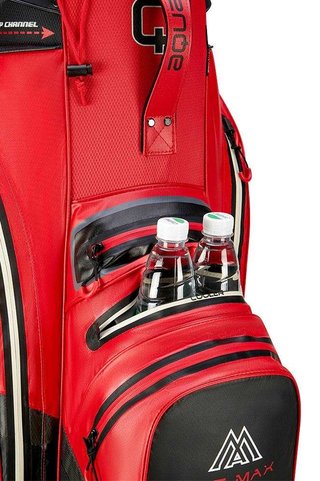 Big Max AQUA Silencio 4 Organizer cart bag, röd/svart