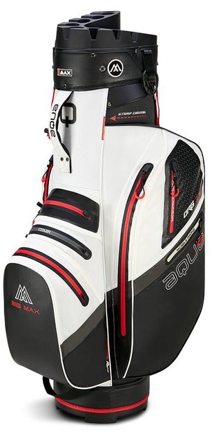 Big Max AQUA Silencio 4 Organizer cart bag, white/black/red