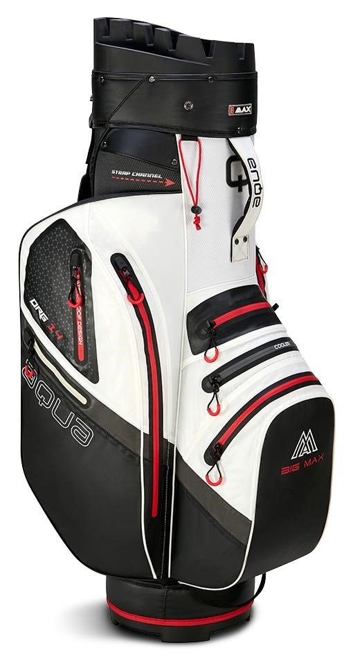 Big Max AQUA Silencio 4 Organizer cart bag, white/black/red