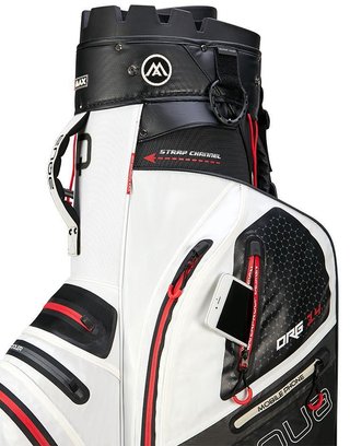 Big Max AQUA Silencio 4 Organizer cart bag, white/black/red