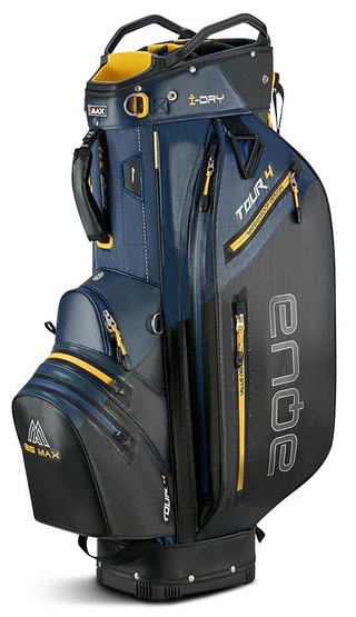 Big Max AQUA Tour 4 cart bag, navy/black/corn