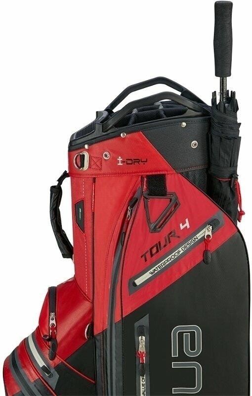 Big Max AQUA Tour 4 cart bag, röd/svart