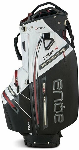 Big Max AQUA Tour 4 cart bag, white/black/merlot