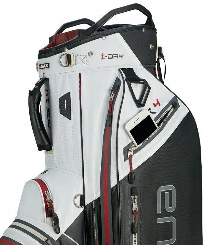 Big Max AQUA Tour 4 cart bag, white/black/merlot