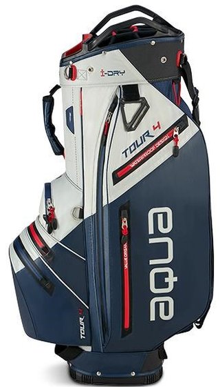 Big Max AQUA Tour 4 cart bag, off white/navy/red