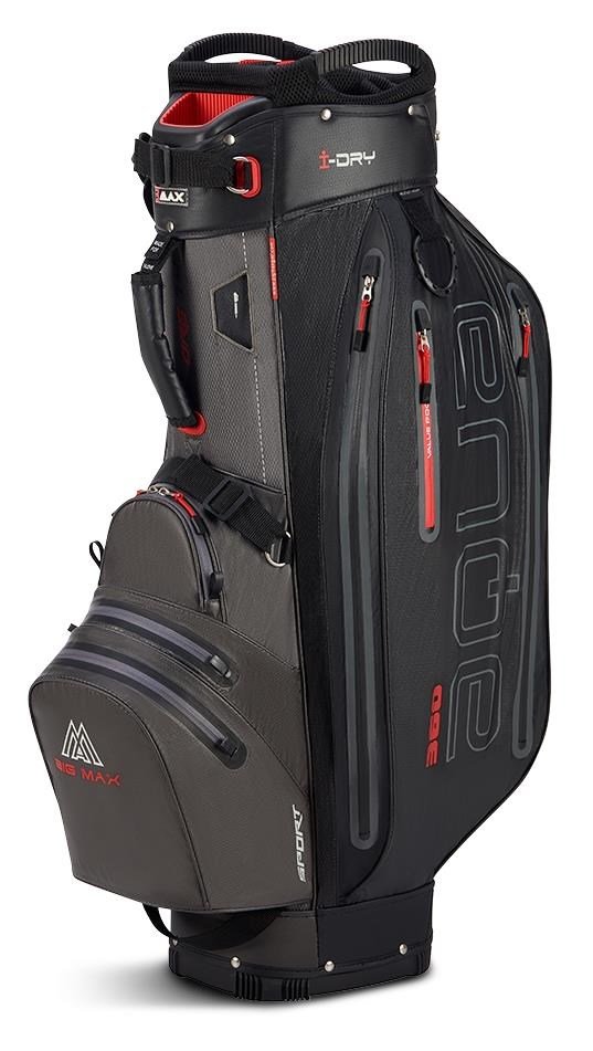 Big Max AQUA Sport 360 cart bag, charcoal/black/red