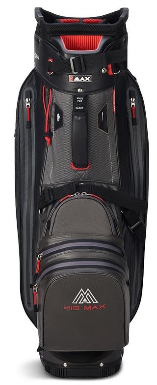 Big Max AQUA Sport 360 cart bag, charcoal/black/red