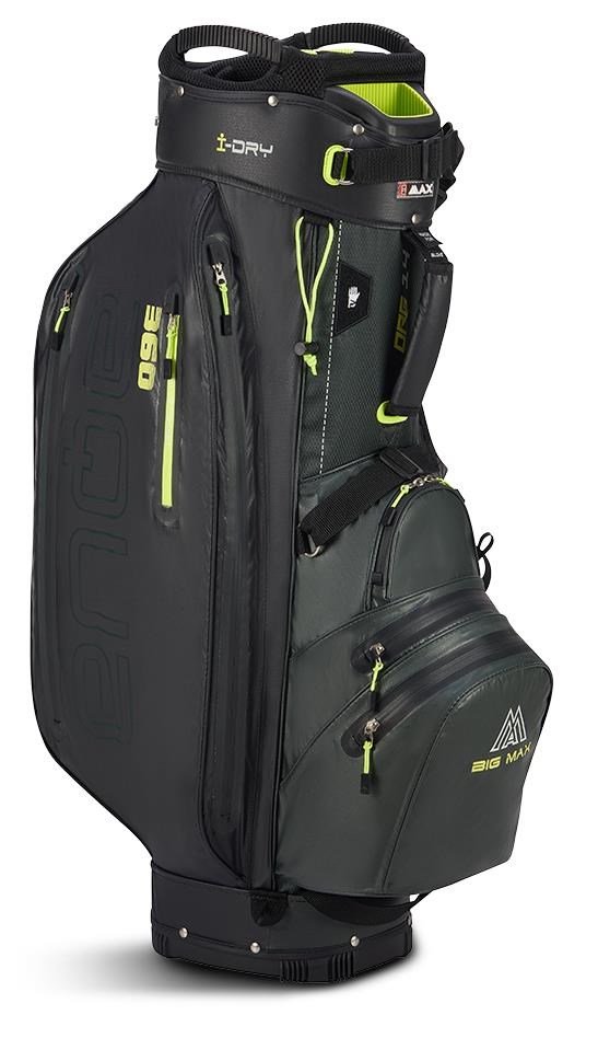 Big Max AQUA Sport 360 cart bag, forest green/black/lime