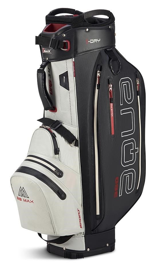 Big Max AQUA Sport 360 cart bag, off white/black/merlot
