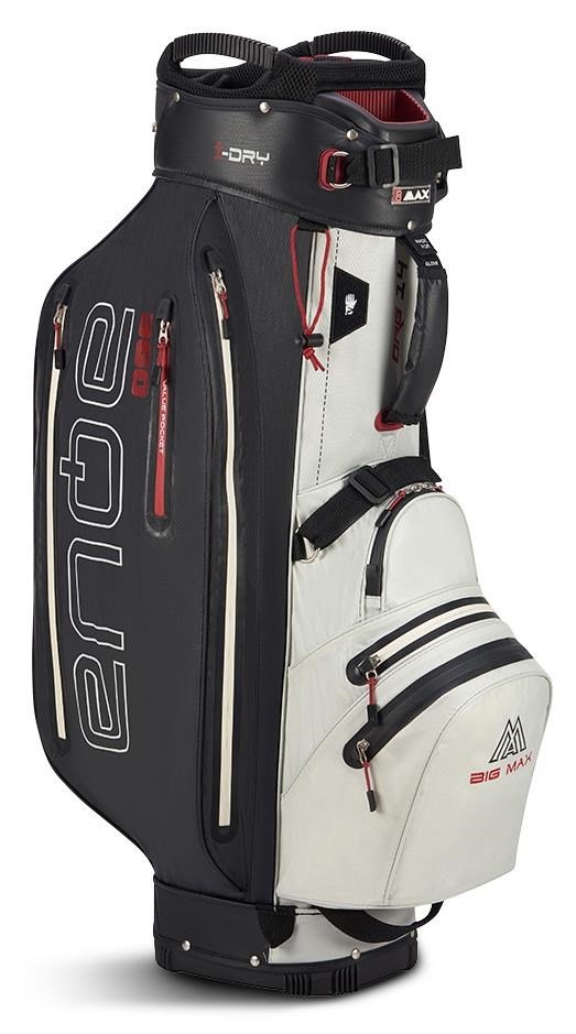 Big Max AQUA Sport 360 cart bag, off white/black/merlot