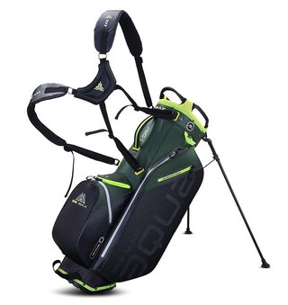 Big Max AQUA Eight G stand bag, skogsgrön/svart/lime