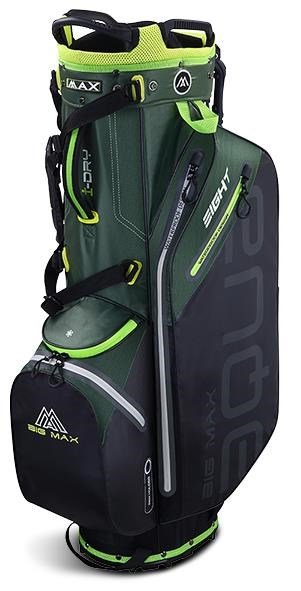 Big Max AQUA Eight G stand bag, skogsgrön/svart/lime