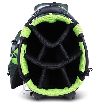 Big Max AQUA Eight G stand bag, skogsgrön/svart/lime