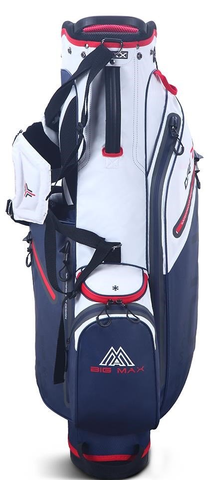 Big Max AQUA Seven G stand bag, white/navy/red