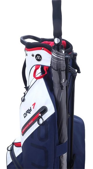 Big Max AQUA Seven G stand bag, white/navy/red