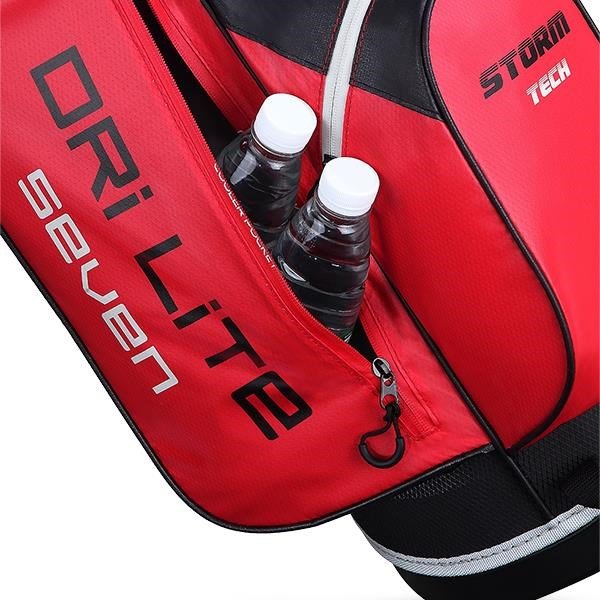 Big Max Dri Lite Seven G stand bag, röd/svart