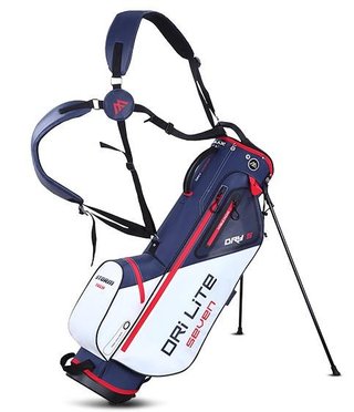 Big Max Dri Lite Seven G stand bag, white/navy/red