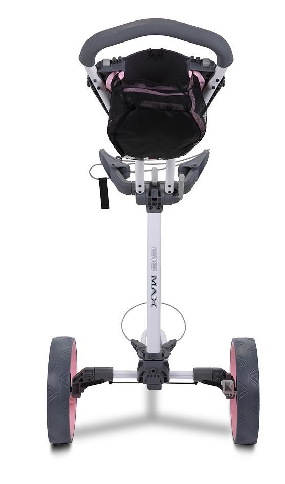 Big Max Blade Trio manuell vagn, vit/rosa