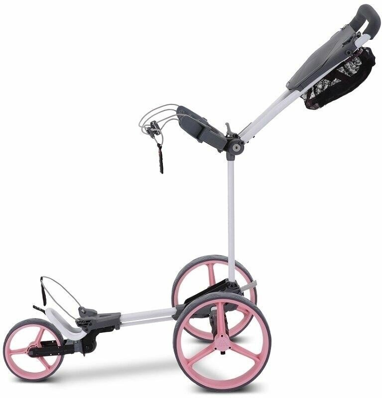 Big Max Blade Trio manuell vagn, vit/rosa