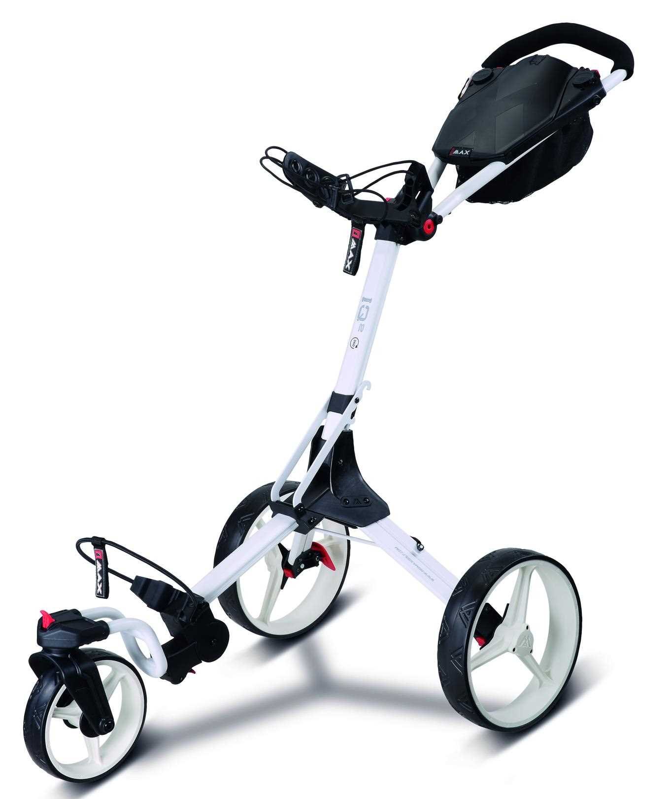 Big Max IQ2 360 manuell golfvagn, vit