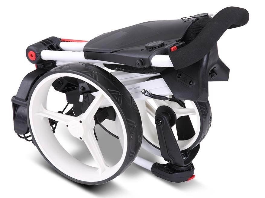 Big Max IQ2 360 manuell golfvagn, vit