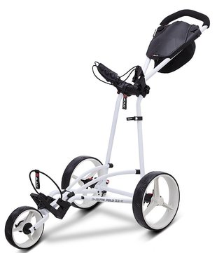 Big Max Autofold X2 manuell golfvagn, vit