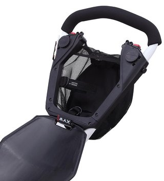 Big Max Autofold X2 manuell golfvagn, vit