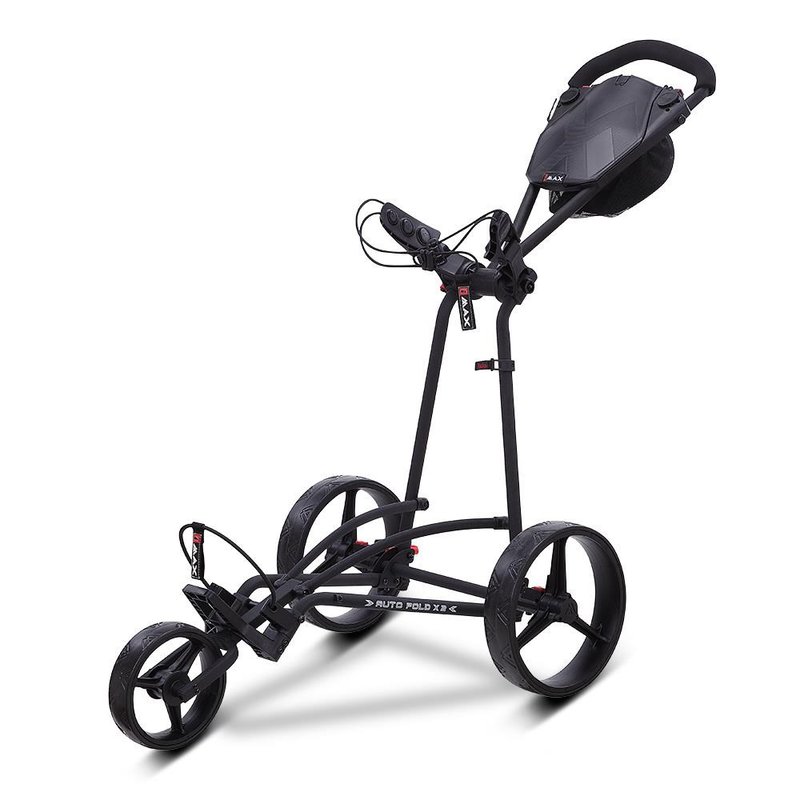 Big Max Autofold X2 manuell golfvagn, phantom svart