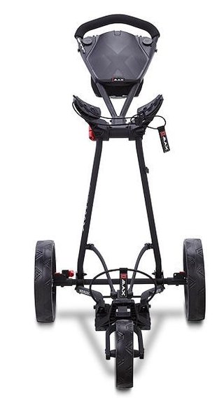 Big Max Autofold X2 manuell golfvagn, phantom svart