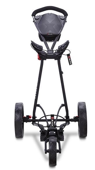 Big Max Autofold X2 manuell golfvagn, phantom svart