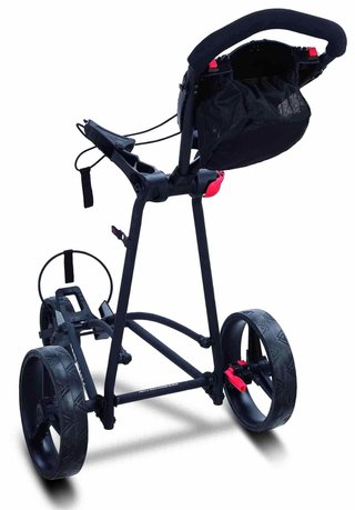 Big Max Autofold X2 manuell golfvagn, phantom svart