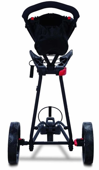 Big Max Autofold X2 manuell golfvagn, phantom svart