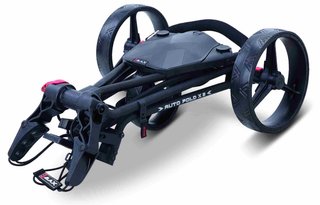 Big Max Autofold X2 manuell golfvagn, phantom svart