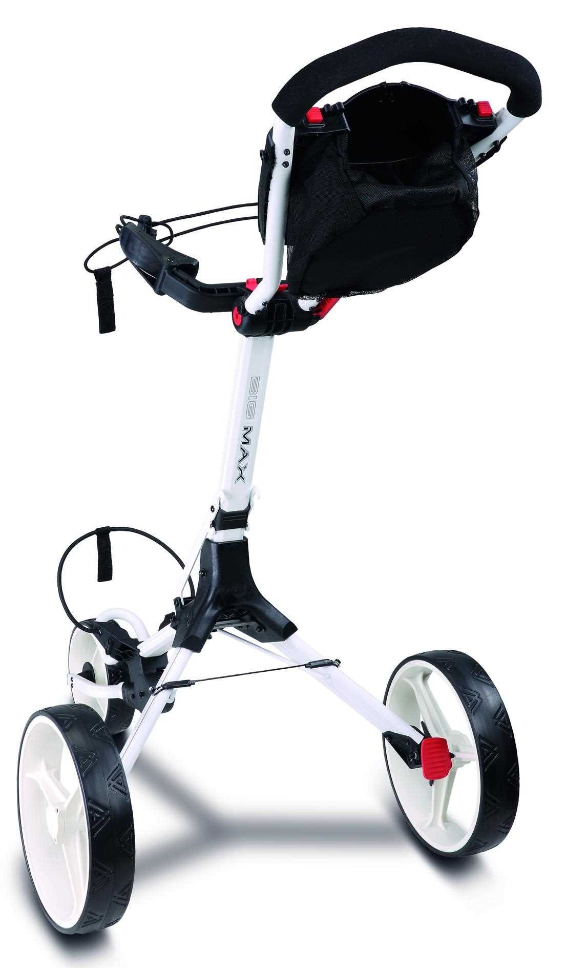 Big Max IQ2 manuell golfvagn, vit