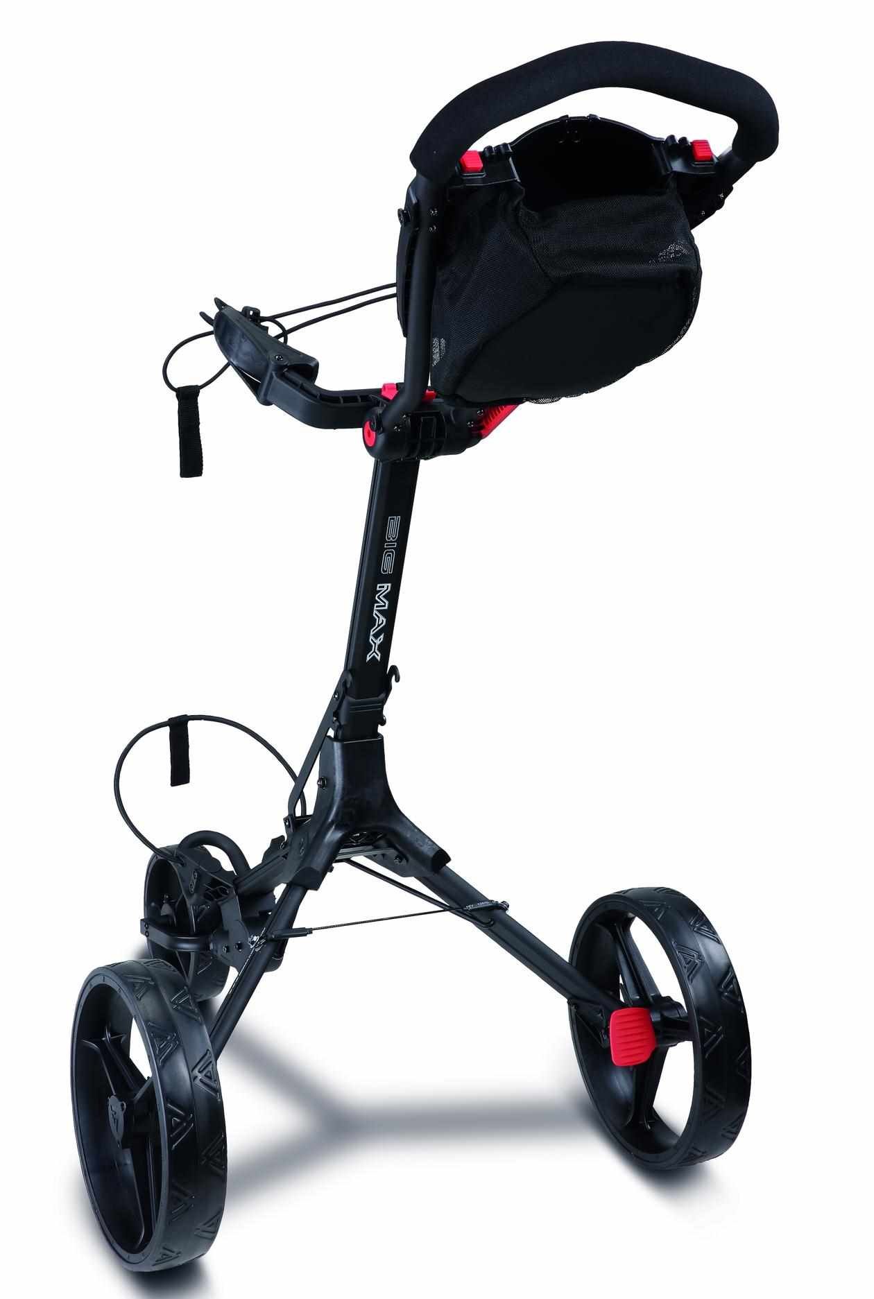 Big Max IQ2 manuell golfvagn, phantom black