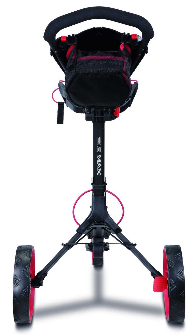 Big Max IQ2 manuell vagn, phantom black-red