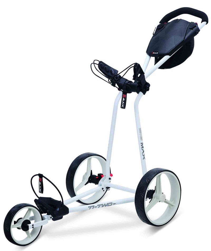 Big Max TI TWO manuell golfvagn, vit