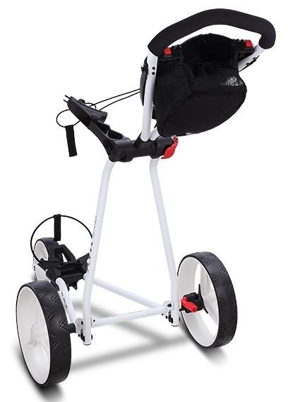 Big Max TI TWO manuell golfvagn, vit