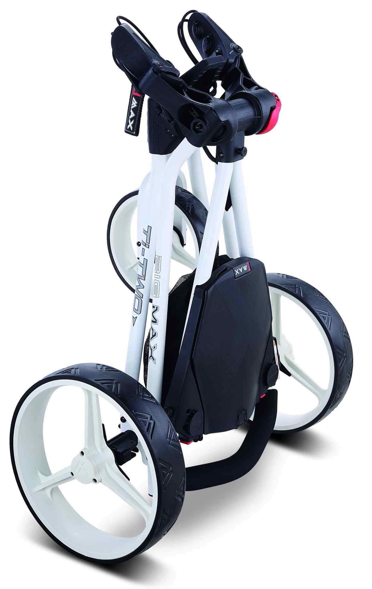 Big Max TI TWO manuell golfvagn, vit