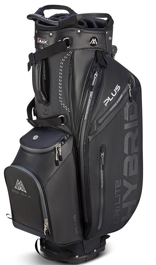 Big Max Dri Lite Hybrid Plus stand bag, black