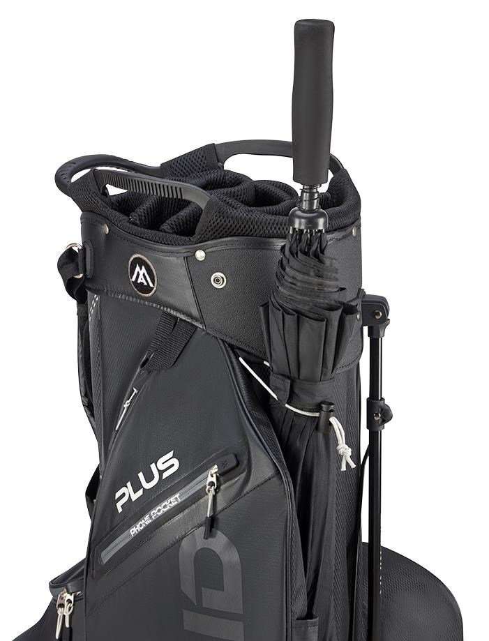 Big Max Dri Lite Hybrid Plus stand bag, black
