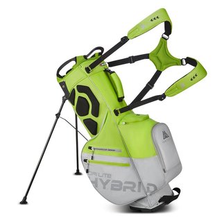 Big Max Dri Lite Hybrid Plus stand bag, lime/silver