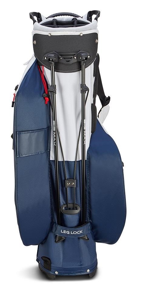 Big Max Dri Lite Hybrid Plus stand bag, white/navy/red