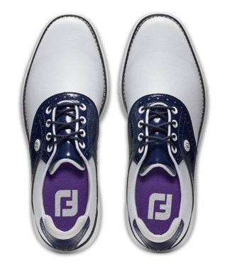FootJoy Traditions Spikeless dam golfskor, vita