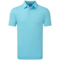 FootJoy Stretch Pique Solid herr polo, riviera blue