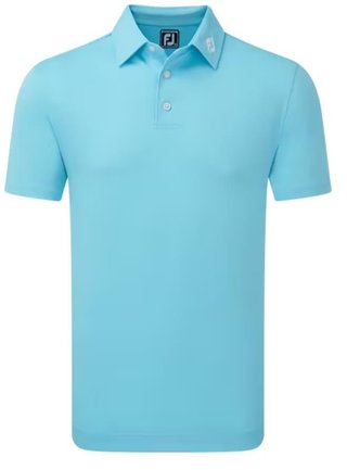 FootJoy Stretch Pique Solid herr polo, riviera blue