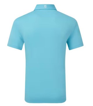 FootJoy Stretch Pique Solid herr polo, riviera blue