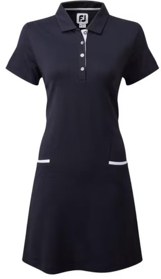 FootJoy Golf ladies dress 2023 dam golfklänning, navy/white