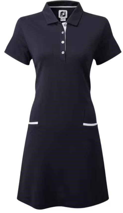 FootJoy Golf ladies dress 2023 dam golfklänning, navy/white