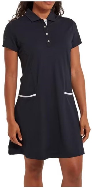FootJoy Golf ladies dress 2023 dam golfklänning, navy/white
